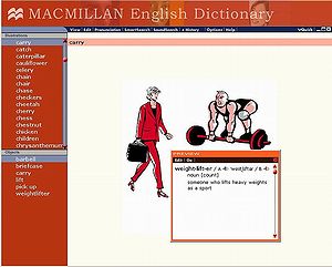 Macmillan English Dictionary(2002 first edition)Illustrations window(2)