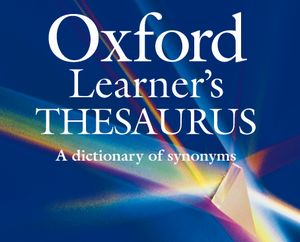 Oxford Learner's Thesaurus[2008:first]: Splash Screen